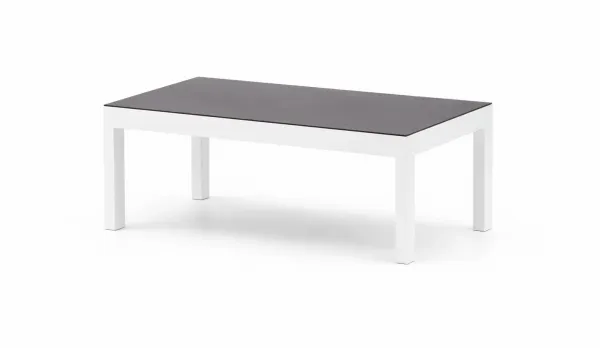 Mesa de centro rectangular de aluminio "Lagos"