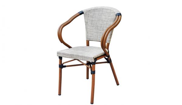 Sillón con estructura de aluminio y textilene