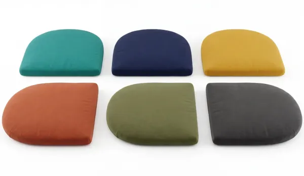 Cojín de asiento ovalado