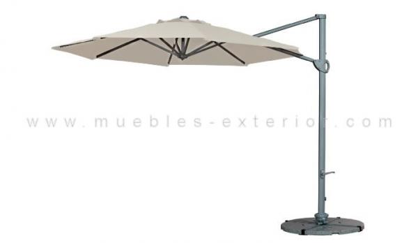 Parasol excéntrico 3x3m.