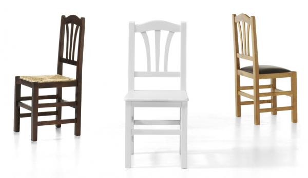 Silla de madera para hostelería reforzada