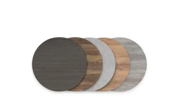 Tableros de melamina de 30mm colores premium REDONDOS