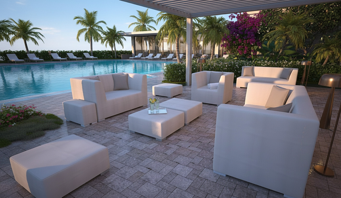 Sofas exterior hostelería