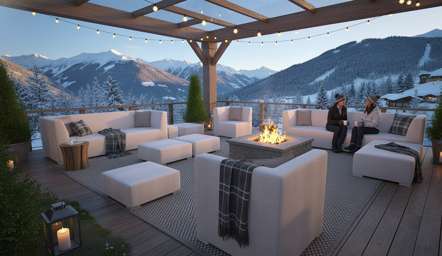 Sofas exterior hostelería