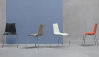 Silla tecnopolimero "Cebra"