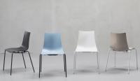 Silla tecnopolimero "Cebra" para EXTERIOR