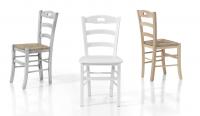Silla de madera en varios colores