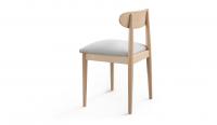 Silla tapizada para restauración